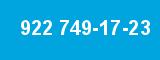 922 749-17-23